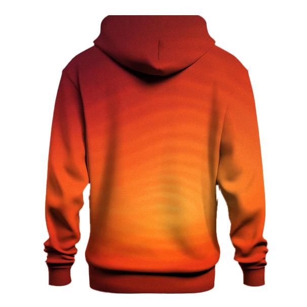 Molten Sunset Ripple embroidered hoodies