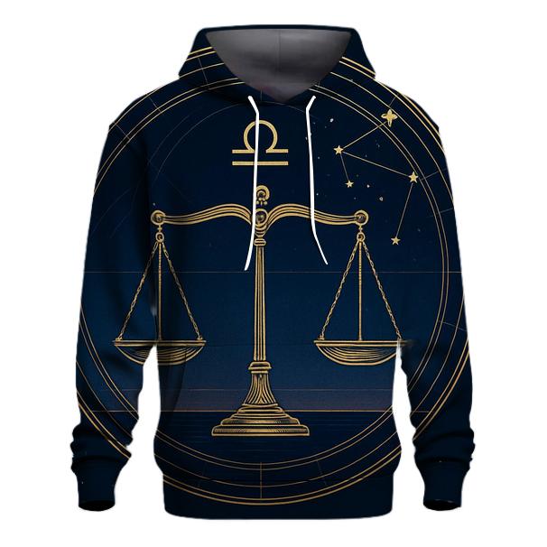 Libra Equinox Scales Star Chart custom hoodies