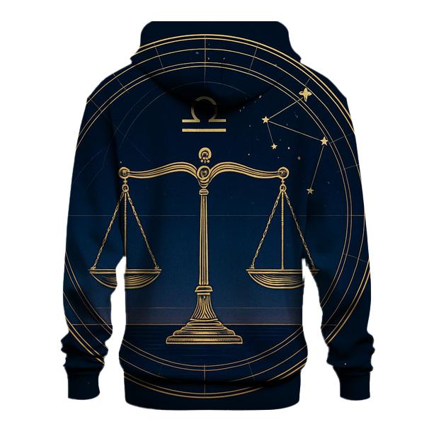Libra Equinox Scales Star Chart custom hoodies