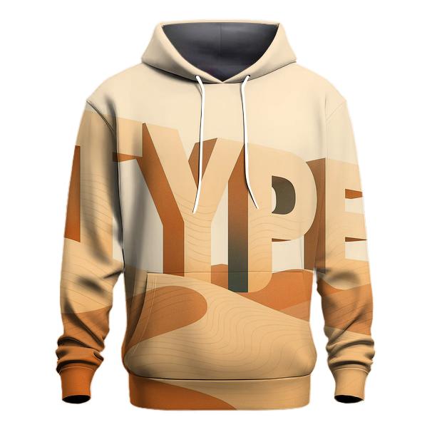 Desert Mirage Typography Dunes hoodie trends