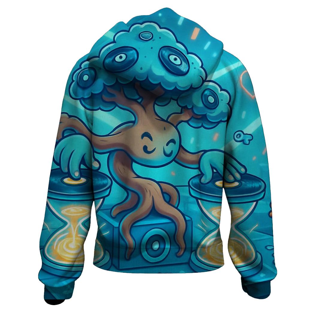Bonsai DJ In The Hourglass Arcade pullover hoodies