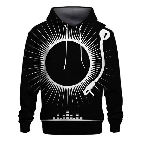 Monochrome Turntable Eclipse designer hoodies