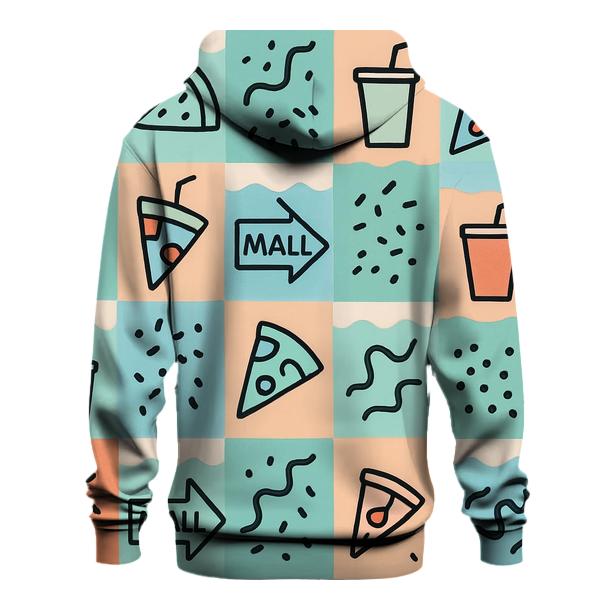 Miami Mall Food Court Tiles heavyweight hoodies