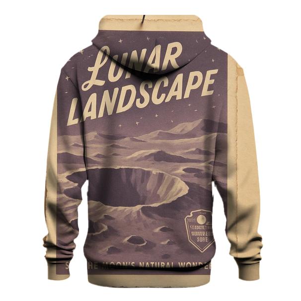 Faded Postcard Collage Of Lunar National Park pullover hoodies
