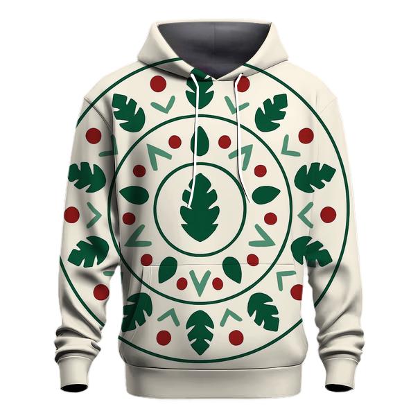Ornament Mandala Pinecone Rings graphic hoodies