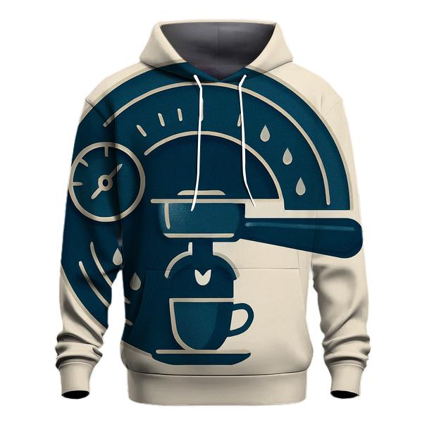 Espresso Arc Mechanica graphic hoodies
