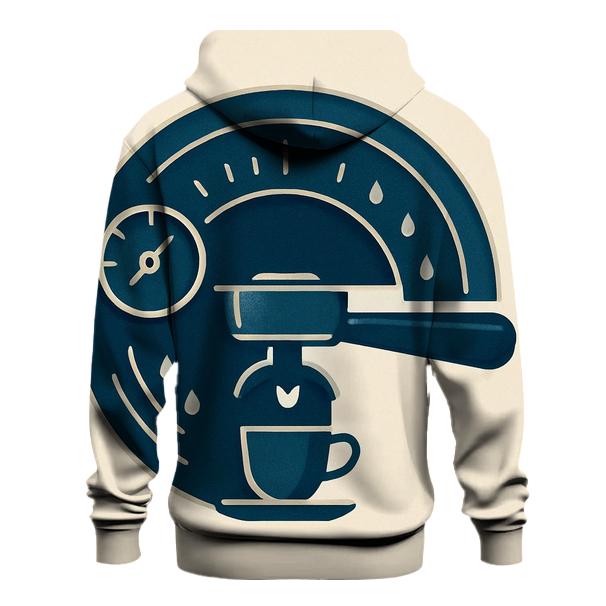 Espresso Arc Mechanica graphic hoodies