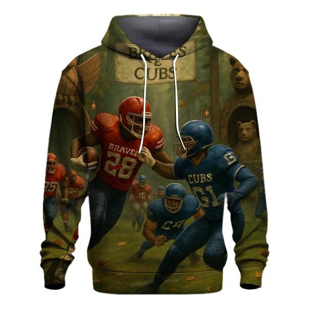 Forest Stadium Totem Battle Braves Versus Cubs hoodie trends