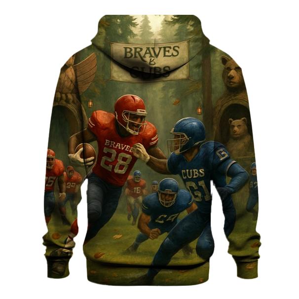 Forest Stadium Totem Battle Braves Versus Cubs hoodie trends