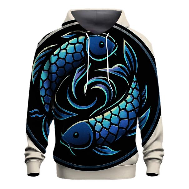 Aurora Koi Spiral Emblem hoodie styles