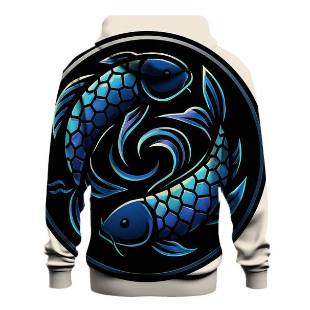 Aurora Koi Spiral Emblem hoodie styles