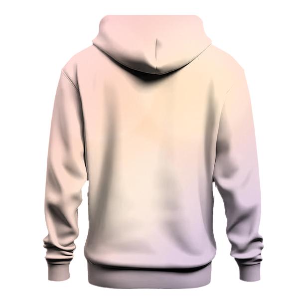 Cotton Candy Halo Bloom printed hoodies