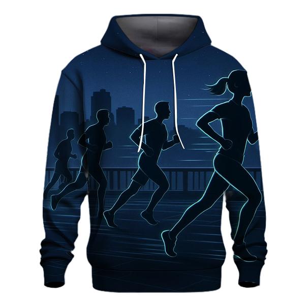 Starlit Marathon Night Run zip-up hoodies