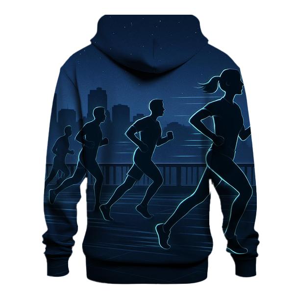 Starlit Marathon Night Run zip-up hoodies