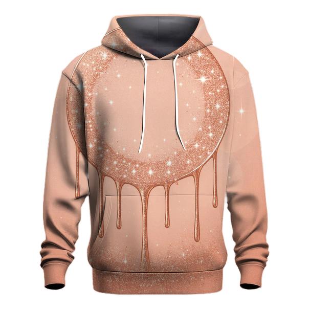 Rose Gold Halo Cascade lightweight hoodies