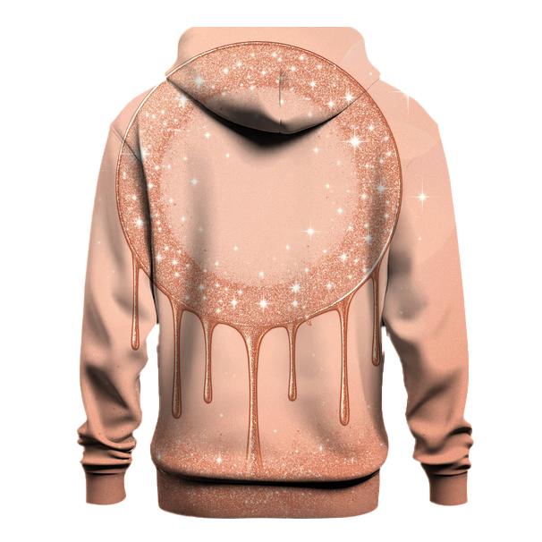 Rose Gold Halo Cascade lightweight hoodies