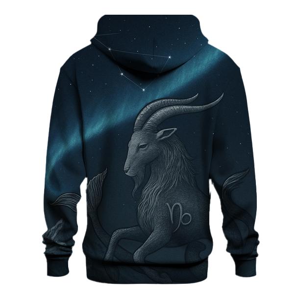 Capricorn Sea Goat Mountain Zodiac Emblem custom hoodies