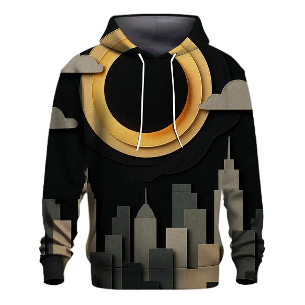Paper Cut City Eclipse Collage hoodies fashion