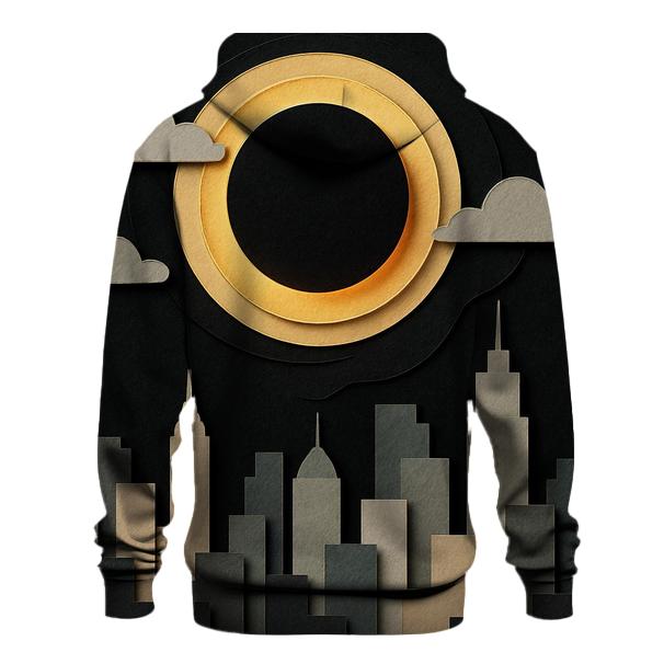 Paper Cut City Eclipse Collage hoodies fashion