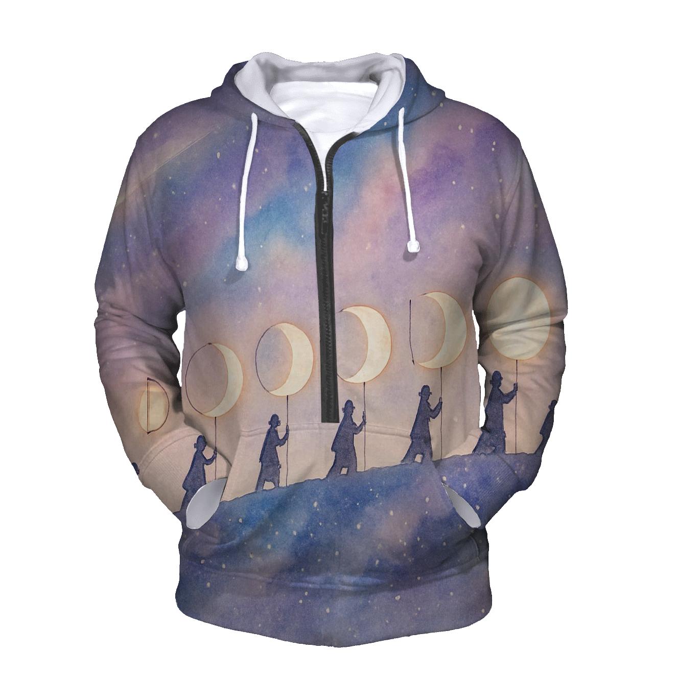 Moon Phase Lantern Parade designer hoodies