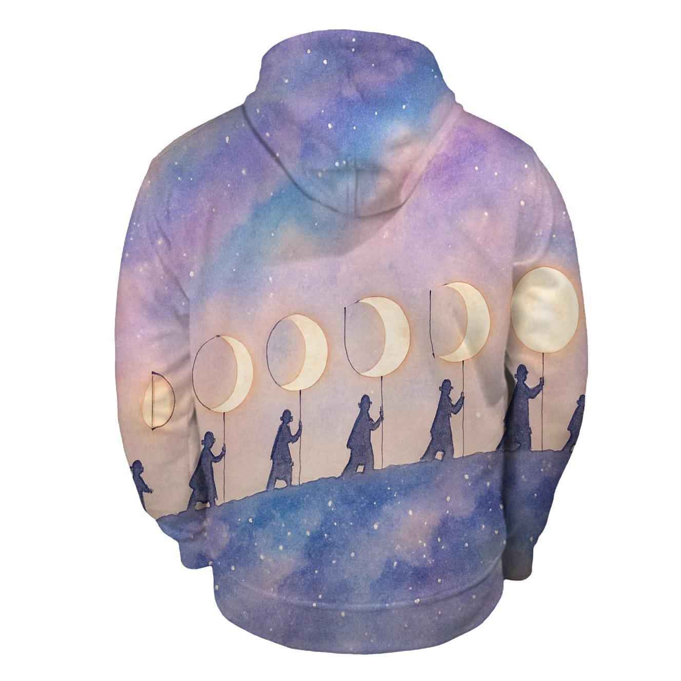 Moon Phase Lantern Parade designer hoodies