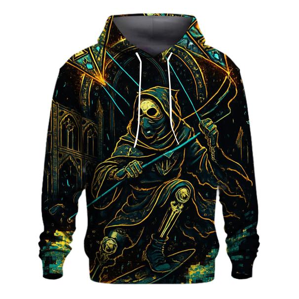 Cathedral Of Glitched Kites heavyweight hoodies