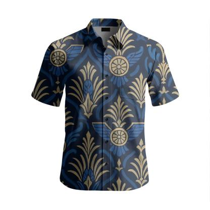 Achaemenid Star Caravan Damask custom embroidered shirts