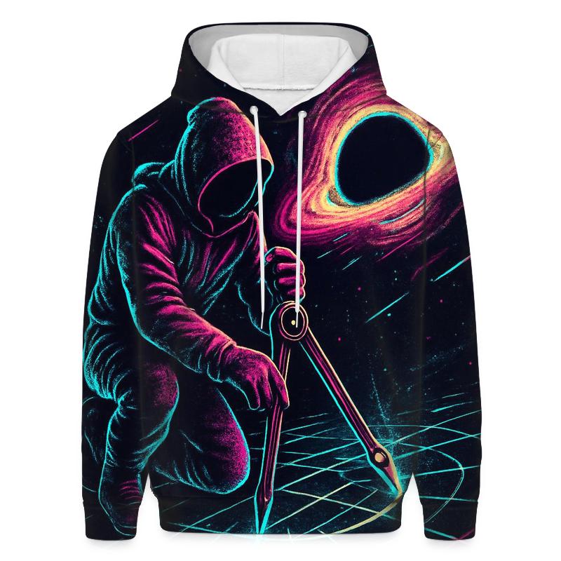 Neon Cartographer Of The Event Horizon designer hoodies