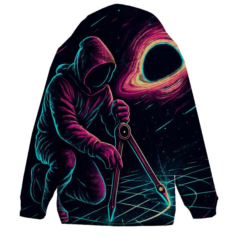 Neon Cartographer Of The Event Horizon designer hoodies