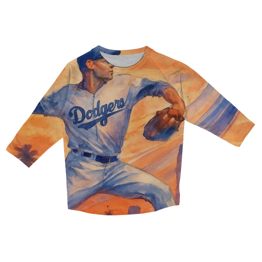 Golden Hour Pitcher Arc Over The City designer 3/4 sleeve blouses