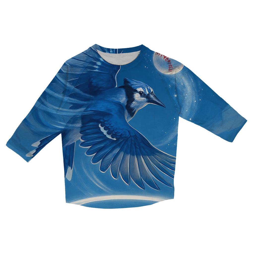 Stadium Halo Flight In Blue Jays Motion stylish quarter sleeve tops
