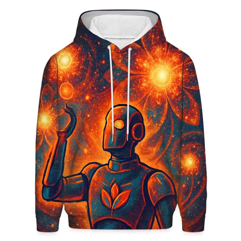 Supernova Bloom Garden zip-up hoodies