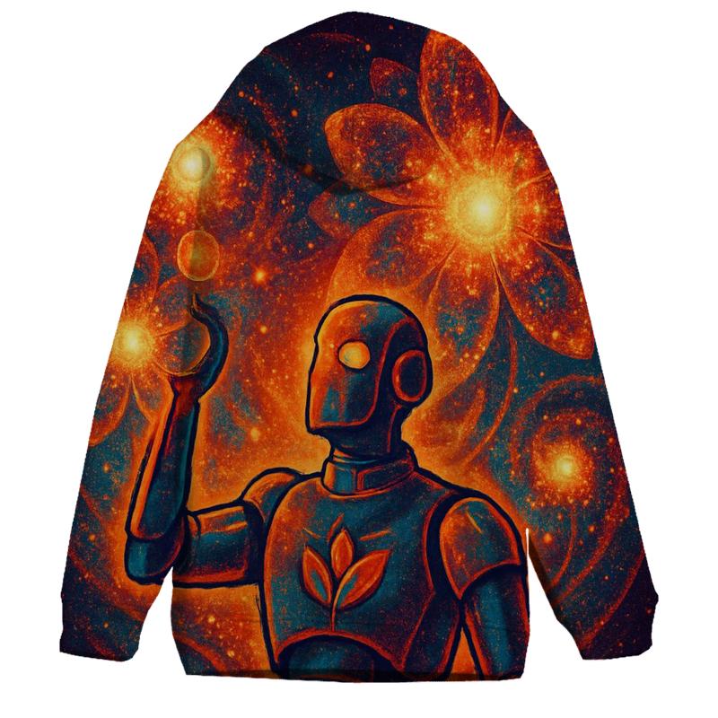 Supernova Bloom Garden zip-up hoodies