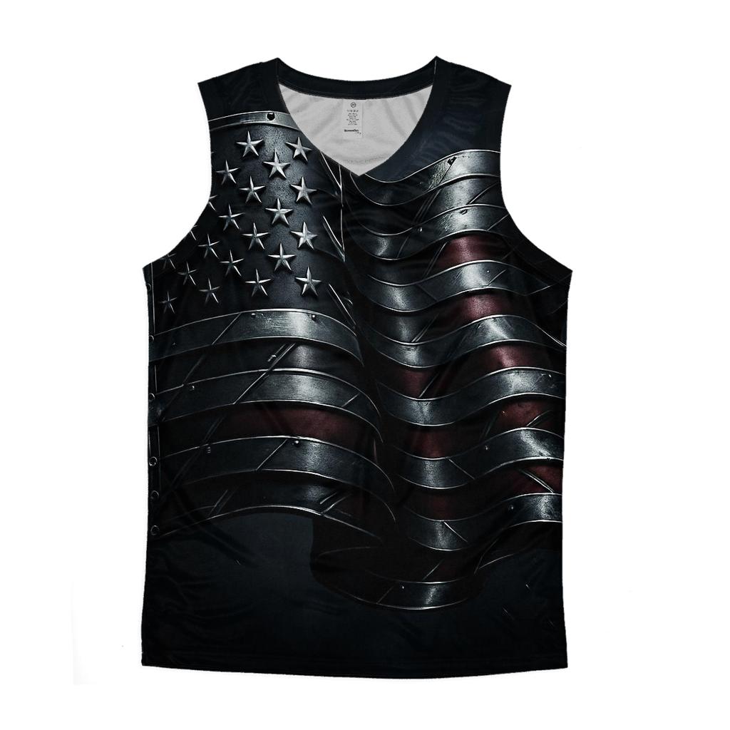 Midnight Forge Flag trendy fitted tank tops