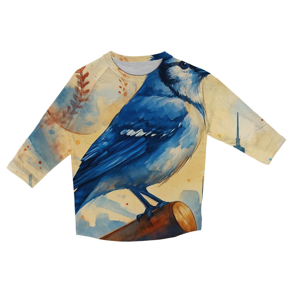 Skyline Bat Perch For Blue Jays Pride trendy 3/4 sleeve tops
