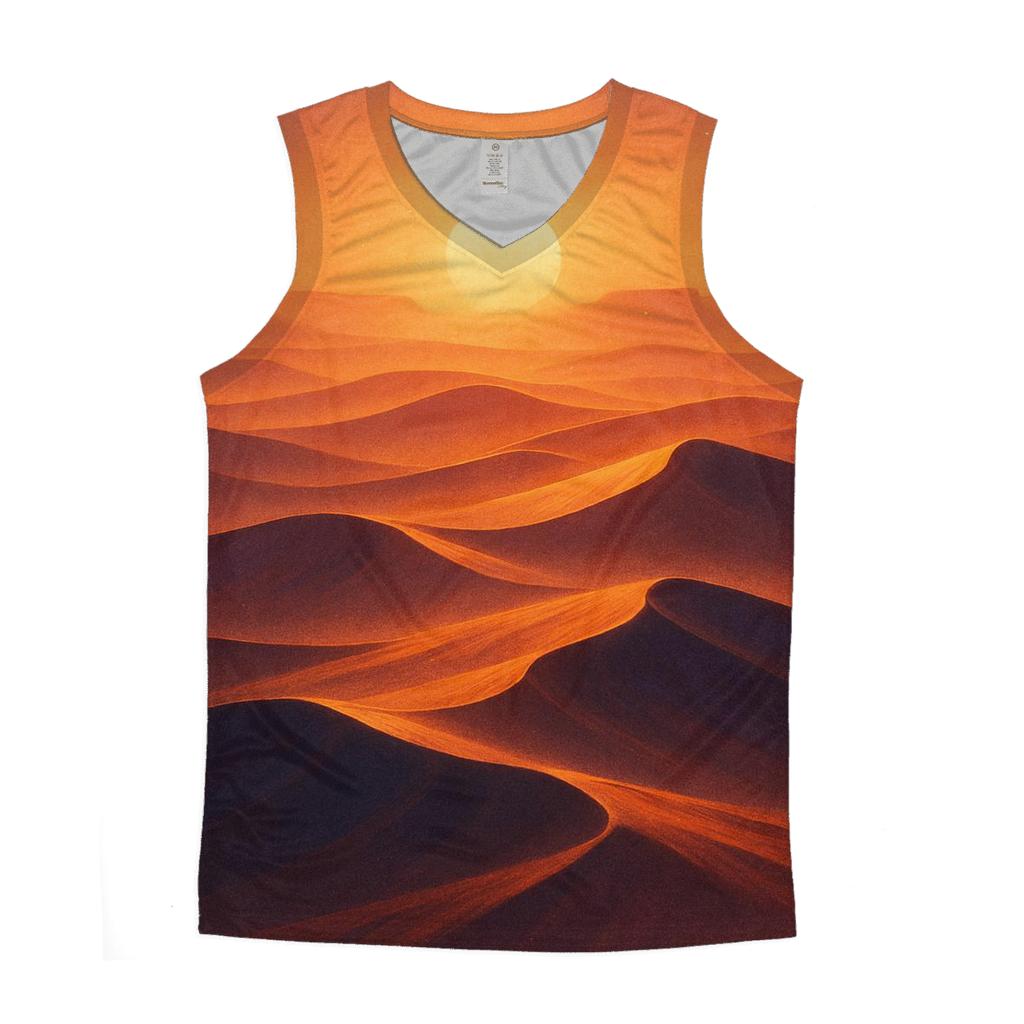 Saffron Mirage Dunes sports performance tank tops