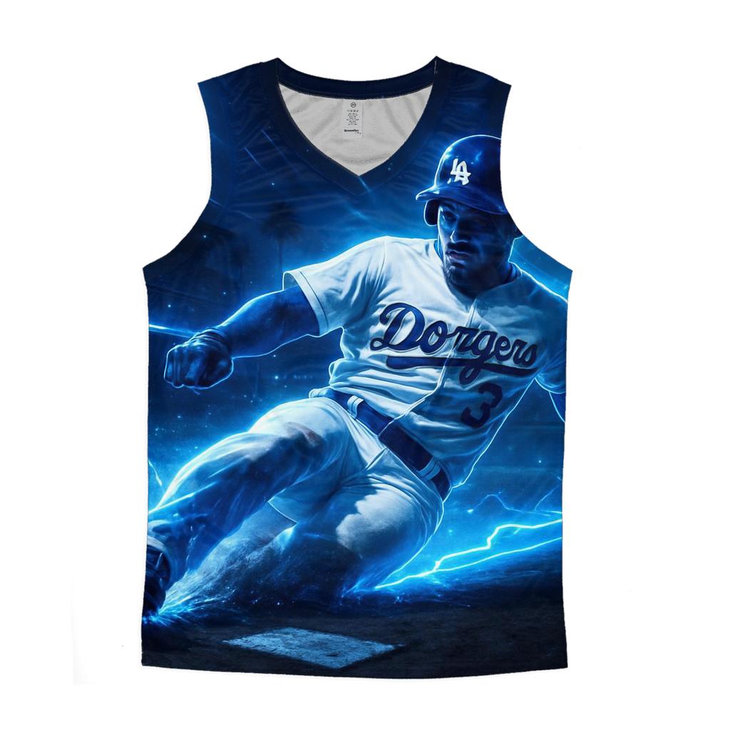 Stadium Lightning Basepath Sprint graphic print tank tops