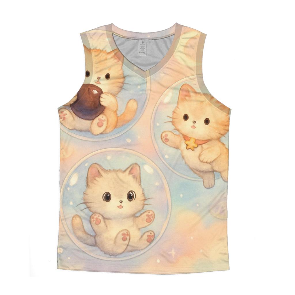 Bubble Tea Dream Kittens casual summer tank tops