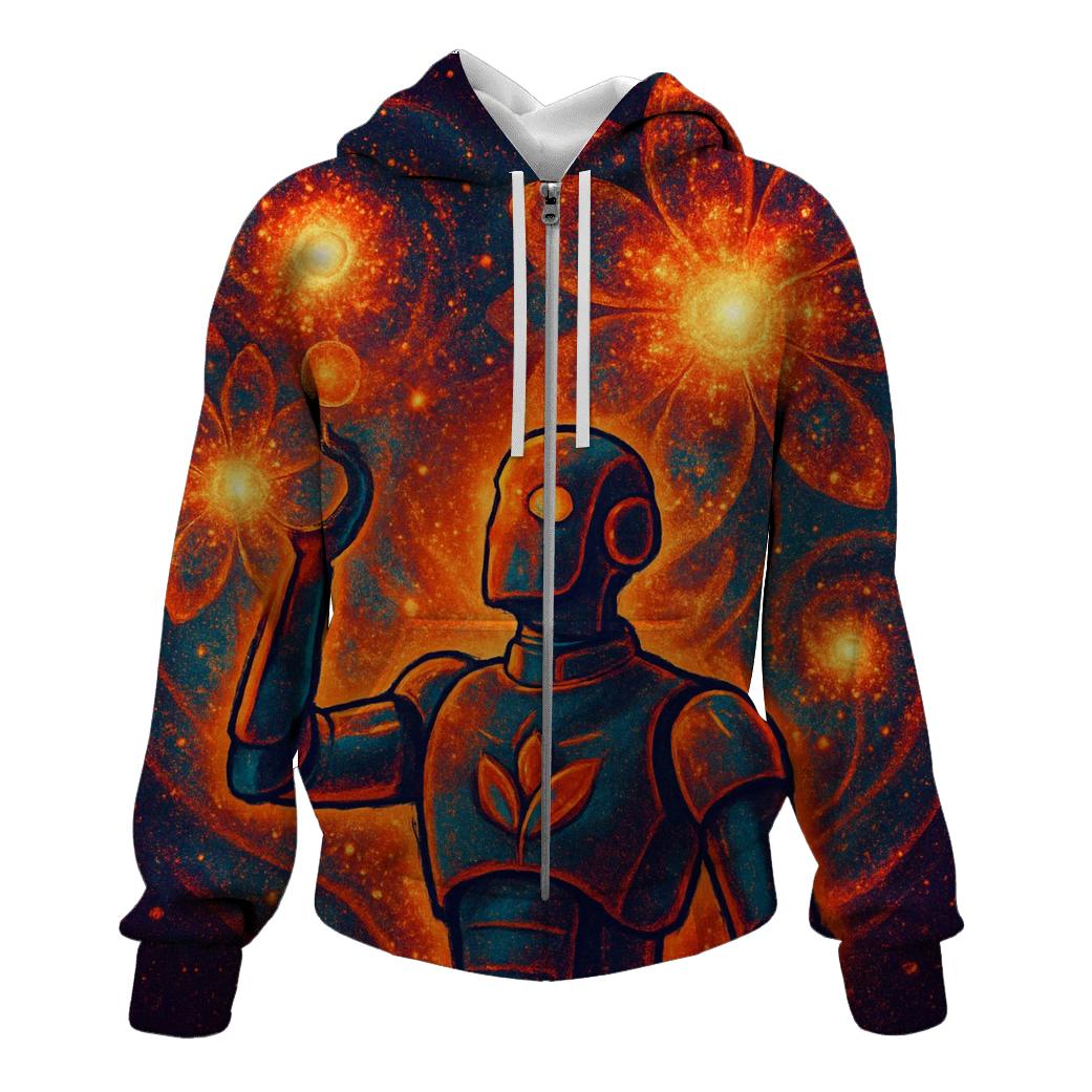 Supernova Bloom Garden graphic hoodies