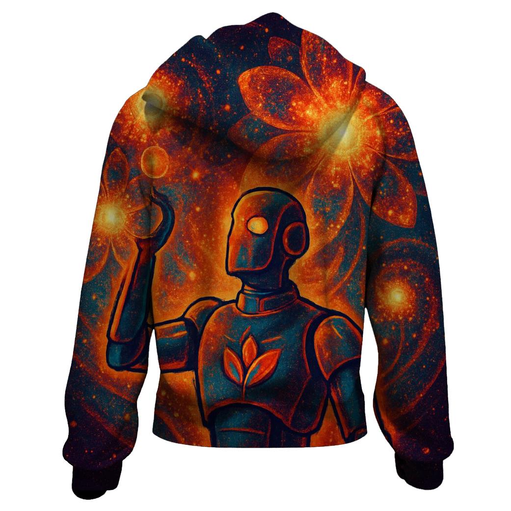 Supernova Bloom Garden graphic hoodies
