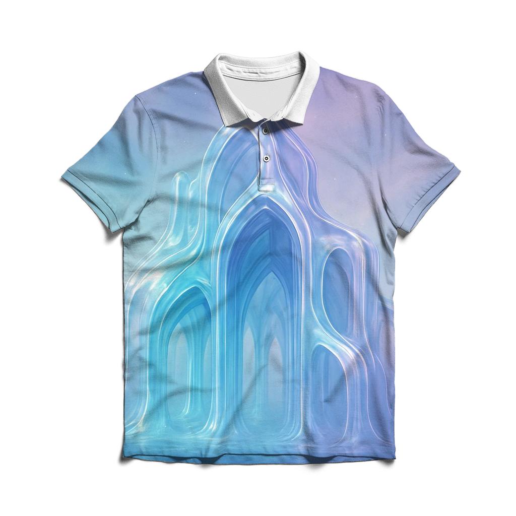 Aurora Spillway Cathedral embroidered polo tops