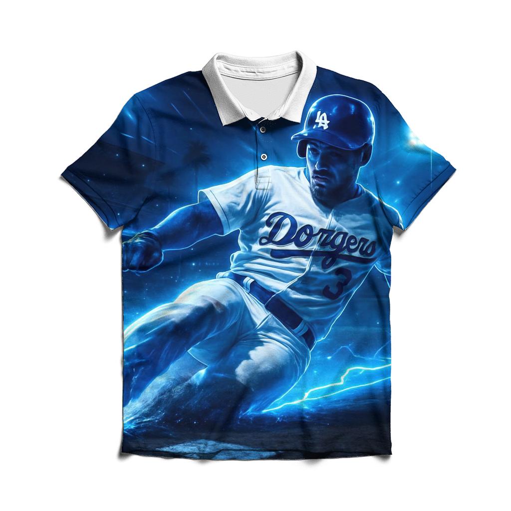 Stadium Lightning Basepath Sprint embroidered polo tops