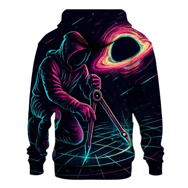 Neon Cartographer Of The Event Horizon heavyweight hoodies