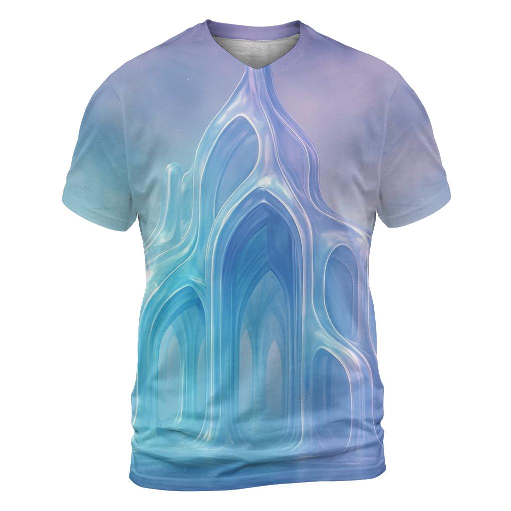 Aurora Spillway Cathedral artistic all-over print tops