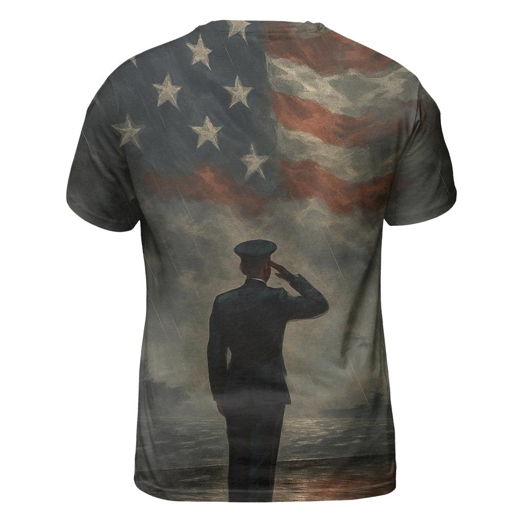 Harbor Vigil Under The Flag Sky trendy printed shirt styles