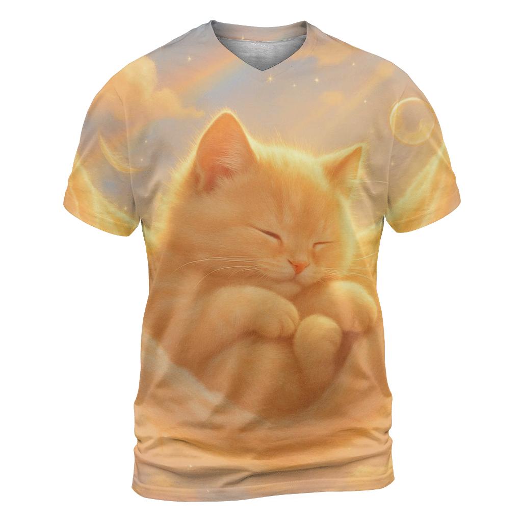 Sunrise Cloud Hammock Cat Nap statement graphic shirts