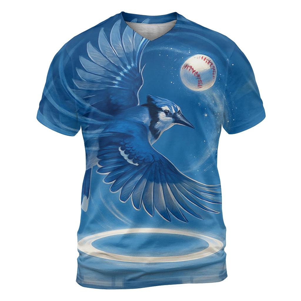 Stadium Halo Flight In Blue Jays Motion trendy printed shirt styles