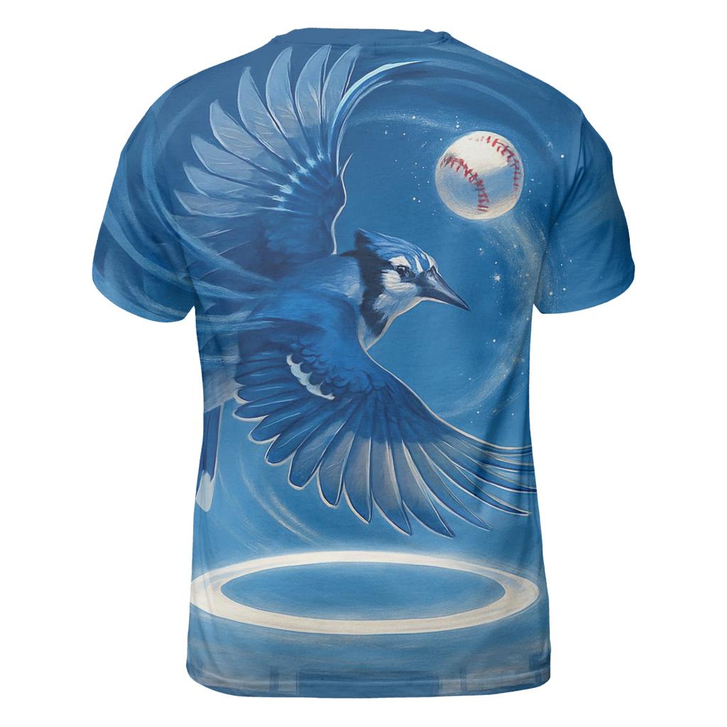 Stadium Halo Flight In Blue Jays Motion trendy printed shirt styles
