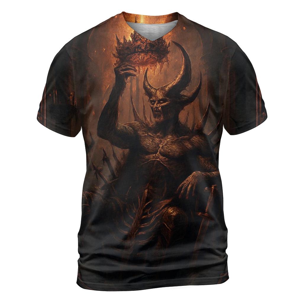 Throne Of The Thorncrowned Warlord designer pattern shirts