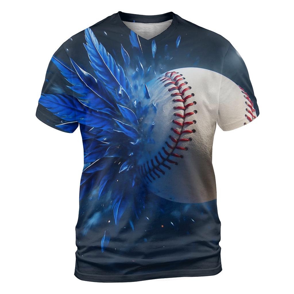 Featherbreak Fastball Blue Jays Edition vibrant all-over design tees